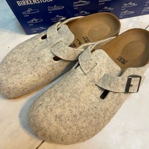 Birkenstock Boston clog egg shell